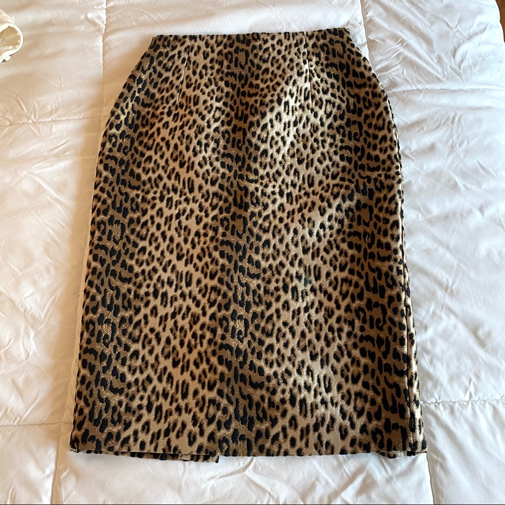 Les Copains leopard skirt